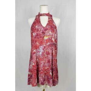 Lots Of Love by Speechless Size L Dress Mini Halter Keyhole Multicolored